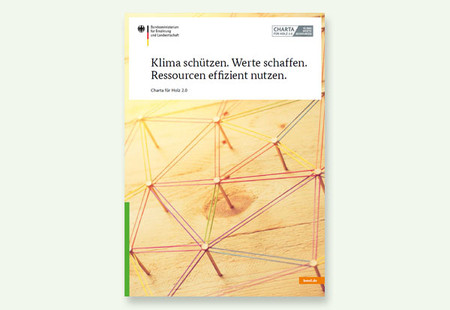 Titelbild 3. Auflage der Broschüre Charta für Holz 2.0 in Deutsch