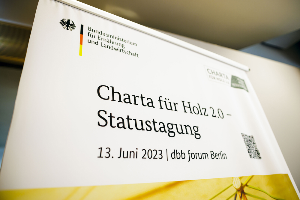 Charta für Holz 2.0 Statustagung, 13.06.2023. Quelle: FNR/BMEL/photothek