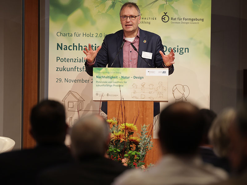 Keynote Dr. Marc-Oliver Pahl, Generalsekretär Rat für Nachhaltige Entwicklung. Quelle: FNR/BMEL/photothek