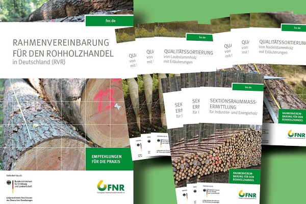 Die Broschüre mit den aktualisierten Rahmenvereinbarungen für den Rohholzhandel und die überarbeiteten Sortiermerkblätter für Stammholz können über die Mediathek der FNR bezogen werden.